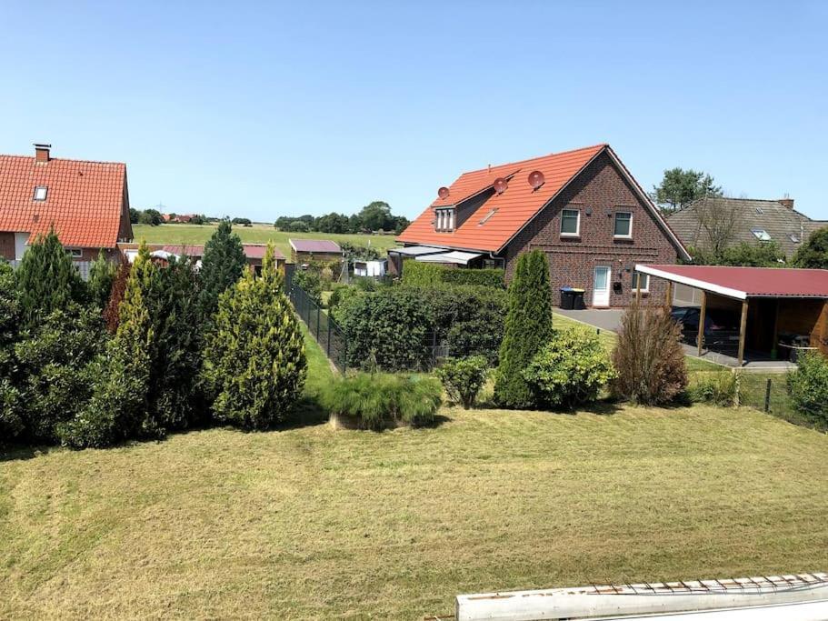 "Kleine 4" Idyllisches Tinyhouse An Der Nordsee Norden Bagian luar foto